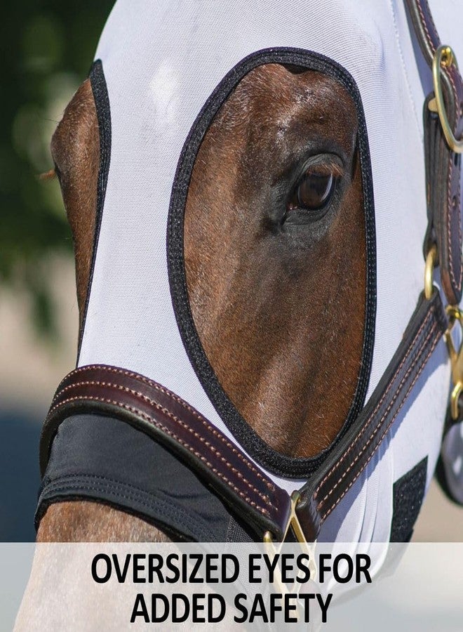 UltraFlex Horse Sleazy Slickers | Horse Protection Slinky | Dirt & Dust Defense | Full Zip Hood (Stretchy Mesh) | Size Large (76-80) - Image 5
